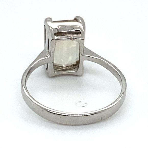 Tourmaline 2.89ct Solid 14K White Gold Ring - Picture 5 of 6